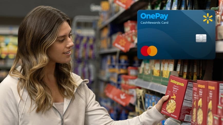 Earn unlimited 3% cash back at Walmart
