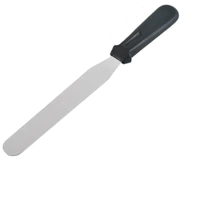 [REVGOZU] Kitchen Spatulas Set, Silicone and Stainless Steel (Straight, 10-Inch Blade) (8-Inch Blade)