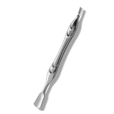 [HEYCROWN] HEYCROWN Cuticle Pusher 2-in-1 Cuticle Trimmer, Cuticle Remover Tool with Fork for Manicures and Pedicures