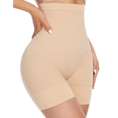[YADIFEN] YADIFEN Tummy Control Shapewear Shorts Women Thigh Slimmer High Waisted Shapewear Women Girdles Shorts Shapewear Under Dress