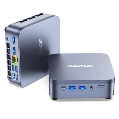 [ACEMAGIC] ACEMAGIC M5 Intel Core i7-14650HX HX-Class Processor Mini PC (16C/24T, 55W) 32GB RAM 1TB PCIe 4.0 SSD Mini PC Windows 11 Pro WiFi 6E, Triple 4K Mini Computer Desktop