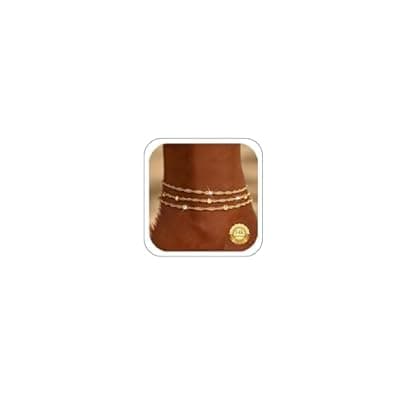 [Zelthra] Zelthra 2Pcs 14K Gold Plated Ankle Bracelets for Women, Anklets for Women Waterproof Hypoallergenic Twisted Non Tarnish, Plus Size Layered Stackable Chain Ankle Bracelets Beach Jewelry Gifts
