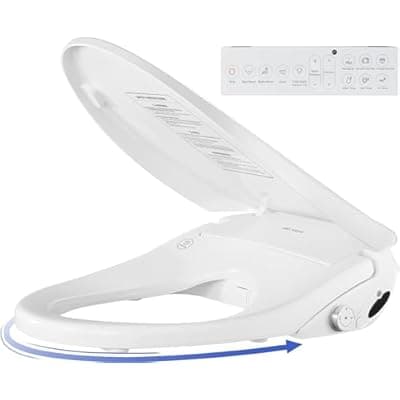 [BEJOAN] Bejoan X7 Bidet Toilet Seat, Elongated Bidet Attachment for Toilet Warm Water with Soft Close, Electric Heated Bidet Seat with Water Filtration