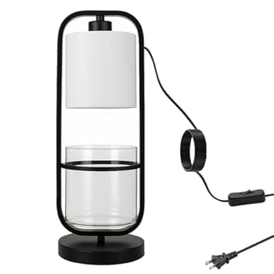 [BRITEWAVE] BRITEWAVE Hydroponic Planter Lamp with Grow Light, Modern Glass Table Light for Indoor Plants, LED Lamps, Home Office Desk Decor, Gift for Plant Lovers