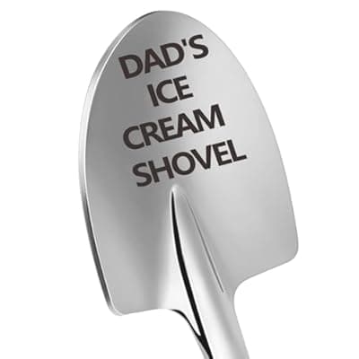 [BAOXUE] Dads Ice Cream Shovel Spoon, Fathers Day Gifts From Daughter - Dad Gift, Unique Funny Dad Gifts - Birthday Gifts For Dad, Gifts For Dad Who Wants Nothing - Ice Cream Spoon Gifts