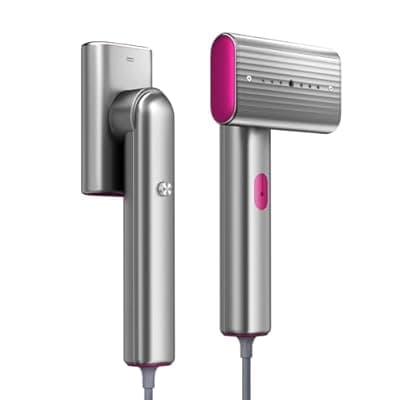 [Eoubed] Eoubed Steamer for Clothes, Portable Home & Travel Handheld Wrinkles Remover for Clothes, 15s Fast Heat-Up, 70ml Water Tank with Measuring Cup, Portable Garment Steamer for 120V Countries, Silver Gray