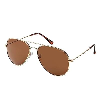 [Vylenxio] Vylenxio Classic Oversized Aviator Sunglasses for Women Men, UV400 Metal Frame, Vintage Retro Style Pilot Shades, VY5803