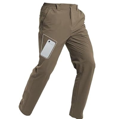 [Arunlluta] Arunlluta Travel Pants Men Quick Dry Hiking Pants for Men Stretch Work Pants Lightweight Mens Golf Pants Water Resistant