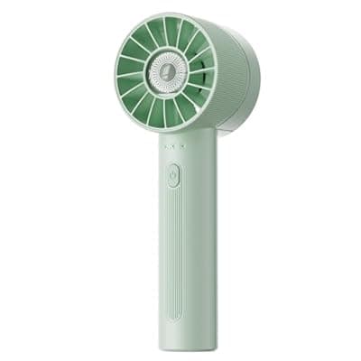 [Coolwill] Coolwill Portable Mini Turbo Fan, 4-Speed High Velocity Personal Fan, Rechargeable Travel Essentials for Vacation/Beach/Trip, Light Green