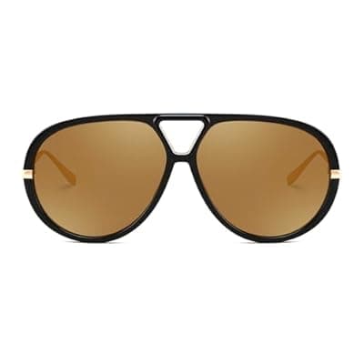 [FEISEDY] FEISEDY Trendy Oversized Aviator Sunglasses for Women Men Retro Big Round Shield Sun Glasses B4181