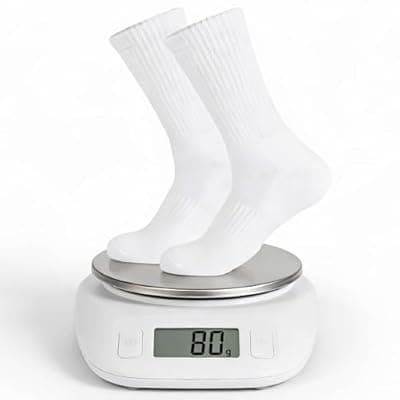 [Ycets] Ycets Men's Crew Socks, White Socks Men,Cushioned Cotton Athletic Arch Support Moisture Wicking,1-Pairs Premium Trial Pack