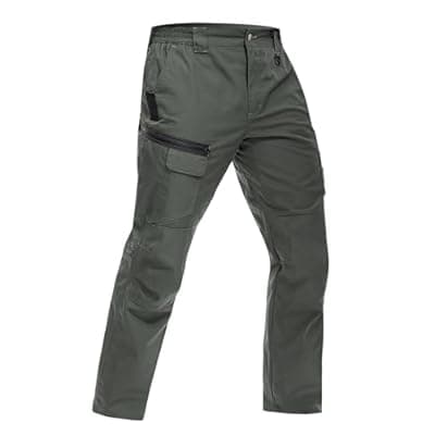 [MOURCE] MOURCE Tactical Pants for Men Water Resistant Quick Dry BDU Cargo Pants with 7 Large Pockets Breathable Ripstop Work Hiking