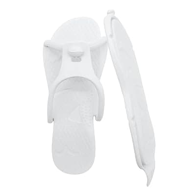[VEATNIE] VEATNIE Travel Slippers for Women Men, Flodable Shower Shoes Slide Sandals, Waterproof Non-Slip and Quick Drying