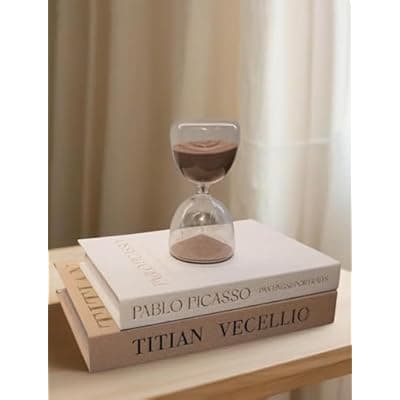 [edse edge] edse edge Aesthetic Decorative Books - Linen Faux Book Set of 2 for Coffee Table, Home & Bookshelf Decor，with Secret Storage Box for Keepsakes & Photos