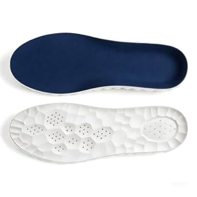 [CCOBCHY] 4D Cloud Steppers Insoles for Men and Women - Shock Absorption Inserts, Soft Anti-Fatigue, Relieve Foot Pain, Memory Foam Insoles for Shoes, Boots & Sneakers