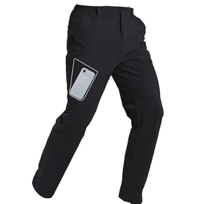 [Arunlluta] Arunlluta Travel Pants Men Quick Dry Hiking Pants for Men Stretch Work Pants Lightweight Mens Golf Pants Water Resistant