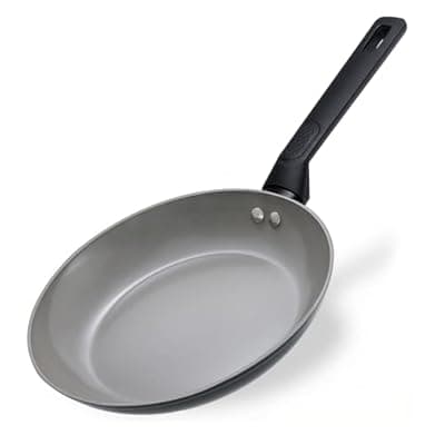 [UFIRE] UFIRE 8 Inch Nonstick Frying Pan Skillet, Ceramic Frying Pan, Non Toxic Healthy Ceramic Coating, Suitable for All Stovetops, PTFE PFOA PFOS Free, Black