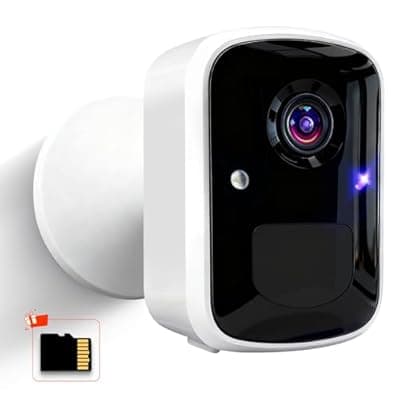 [Goalake] Wireless Security Camera, WiFi Battery Powered Camera with 3MP Pixel, AI Motion Detection, 2-Way Talk, Spotlight, Siren, IP65, Cloud/Up to 256G SD Storage (Provide SD Card About 180 Days of Storage)