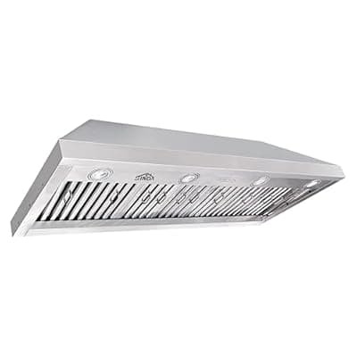 [SINDA] SINDA 48 inch Built-in/Insert Range Hood 1150 CFM, Stainless Steel Under Cabinet Range Hood Kitchen Vent Hood with Liner and SINDA Internal Motor, 4-Speed Fan, Adjustable Lights, Baffle Filter