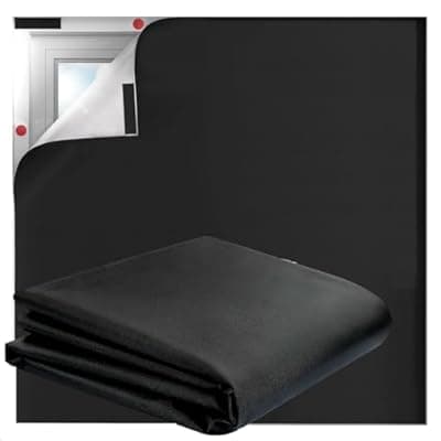 [GIUPRE] GIUPRE 39x57 inch Blackout Curtains, Black Out Window Cover, Portable Window Shade Blinds No Drill for Bedroom, RV, Nursery, Media Room