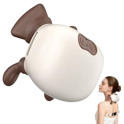 [altoance] 4D Neck Massager,Shoulder Hot Compress Massager, a wireless and portable massager that simulates human hand operation,suitable for relieving neck pain and relaxing muscles,with 3 adjustment modes.
