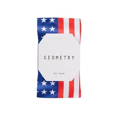 [GEOMETRY] GEOMETRY Bar Towels for Kitchen Premium Towels for Cleaning Dishes & Glassware - Absorbent & Fast Drying Kitchen Towels - Star Spangled, 12" x 14" - 1-Piece
