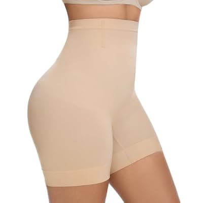 [FRESBEIT] FRESBEIT Womens Shapewear Tummy Control, Girdles for Women Body Shaper High Waist Shapewear Shorts Under Dress