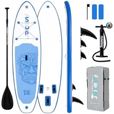[FunWater] FunWater Inflatable Ultra-Light Stand Up Paddle Board for All Skill Levels with Premium SUP Paddleboard Accessories,Non-Slip Comfort Deck for Youth & Adults