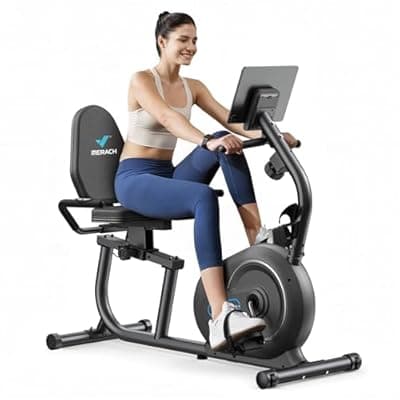 MERACH Recumbent Exercise Bikes for Home with Smart Bluetooth Equipment Exercise Bikes App,LCD,Heart Rate Handle Stationary Bikes for Home, Magnetic Recumbent Exercise Bike for Seniors Gym S08/S23