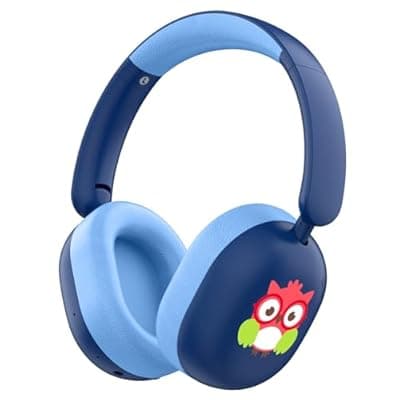 [LOBKIN] LOBKIN Kids Headphones Bluetooth 6.0,Over Ear Kids Headphones Wireless with Mic 55H Playtime AUX Cord 85dB Safe Volume Limited Foldable Design for Boys Girls Travel/School/iPad