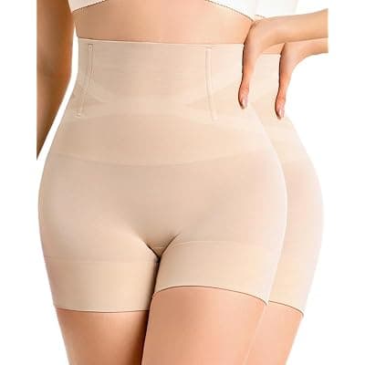 [ForeverShaper] ForeverShaper Shapewear Tummy Control for Women High Waist Body Shaper Thigh Slimmer Butt Lifter Shapewear Shorts Under Dress