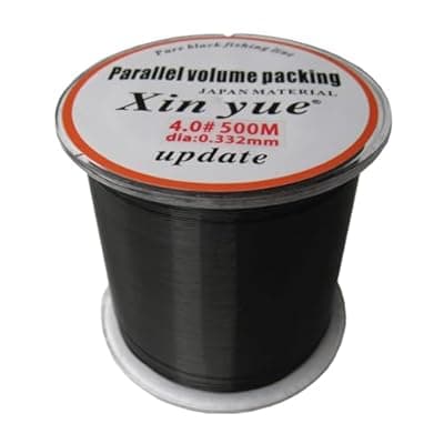 [Xin yue] Xin yue Single Pure Black Fishing line Nylon line 140-500m Black Hole sea Fishing Main line Auxiliary line Fishing Gear
