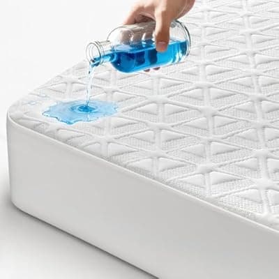 [AVIKEN] AVIKEN Waterproof Mattress Protector Full Size, Soft Breathable Mattress Pad with Deep Pocket 8"-21", Noiseless 3D Air Fabric Cooling Mattress Cover for Bed, Machine Washable, White