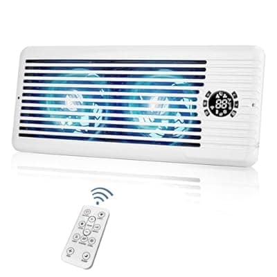 [TMYICE] TMYICE Register Booster Fan for 4" x 12" Register Holes, Smart AC Vent Booster Fans Improves Heating & Cooling with Remote and Thermostat Control,10-Speed Quiet Vents Fan for Floor Ceiling