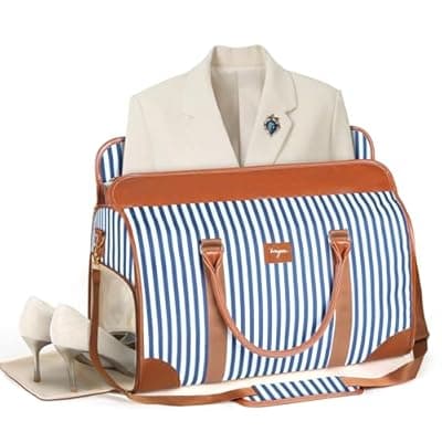 [Tonyeee] Tonyeee Convertible Garment Duffel Bags for Travel, Carry On Garment Bag with Shoe Compartment, 3 in 1 Foldable Suit Duffle Bag for Women, Jenni Bag for Hanging Clothes