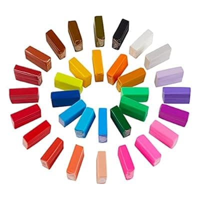 [CiaraQ] CiaraQ Polymer Clay Kit, Mini Modeling Clay Set for Kids/Beginners/Artist, 32 Colors