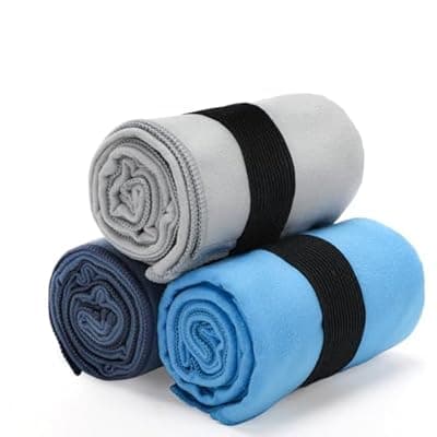 [Yaozoon] Yaozoon 3 Pack Gym Towel Men Women Quick Dry Microfiber Workout Gear for Body Sweat Sports Exercise Fitness Tennis Running Cycling Hiking Weight Lifting Yoga Towels(3 Pack)