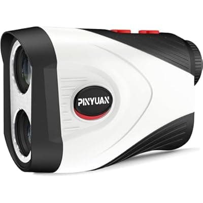 [Pin Yuan] Golf Rangefinder with Slope,1200 Yards Laser Range Finder Golfing,7X Magnification,Flag Lock Vibration,Rechargeable Range Finders with Magnet Stripe,Continuous Scan Mode,High Precision Measurement.