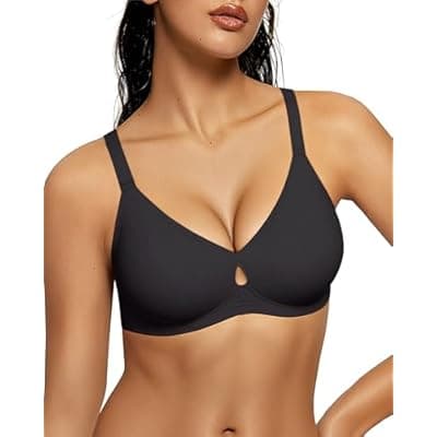 [LetsJoli] LetsJoli Wireless Bras for Women No Underwire Jelly Bras Seamless Push Up Full Coverage Bralettes Comfortable Everyday Bra