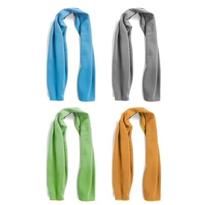 [Yaozoon] Yaozoon 4 Pack Cooling Towels for Neck and Face, Hot Weather Neck Wrap Coolers for Sports Gym Fitness Yoga Running Hiking Tennis Fishing (Y-4PACK-01)
