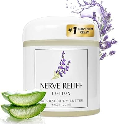 [HUSPUR] Neuropathy Cream, Magnesium Cream Lotion for Sleep Feet with Arnica, Soothing Relief Relaxation with Natural Magnesium Ingredients Oasis for Sleep Night Bear in Mind for Mama Women Men,1 Pack