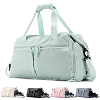 [VEAGIA] Weekender Duffel Bag with Shoe Compartment And Wet Pocket-Luggage Everyday Overnight Bag for Men and Women Travel-Carry On Gym Bag