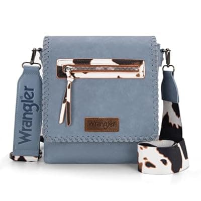 Wrangler Crossbody Bags for Women Vintage Hand Woven Shoulder Purse