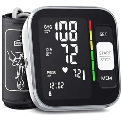 [BENECEN] Blood Pressure Monitor Upper Arm Digital Blood Pressure Machine for Home Use with Backlit Display 8.7"-15.7" Cuff with Storage Bag