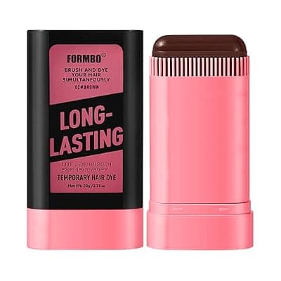 [ADMD] Hair Color Comb Long-Lasting Root Touch Up, Temporary Hair Dye Instant Gray Hair Cover for Men & Women, Smudge-Proof & Easy Clean Hair Color Kit Brown
