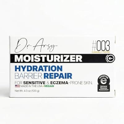 [Dr. Arsy] Dr. Arsy Face Moisturizer #003 – Hydrating Barrier Repair Face Cream for Dry Sensitive & Eczema Prone Skin – Fast Absorbing Fragrance Free Non-Greasy Non-Comedogenic Moisturizer – Made in USA – 120 g