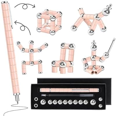 [YYMHMF] Fidget Pen For Anxiety & Stress Relief: 2026 Graduation Gifts, Cool Birthday Gift For Men, Teens, Adults Transformable Magnet Toy Desk Gadget For Women , Multifunctional Writing Pen & Touch Stylus