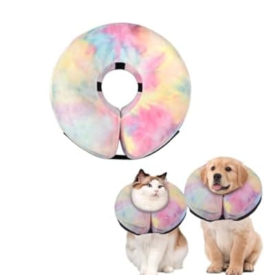 Sychien Inflatable Dog Collar, Potective Recovery E Collar for Dogs and Cats, Soft Pet Cone Collar for Small Medium Large Dogs and Cats