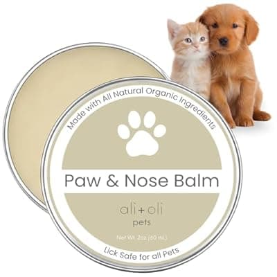 [Ali+Oli] Ali+Oli Pets Paw & Nose Balm for Dogs – Daily Paw Care Grooming Balm with Organic Oils – Gentle Moisturizing Balm for Dry, Rough Paw Pads