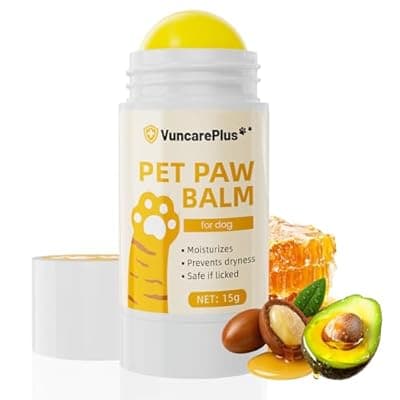 [VUNCAREPLUS] VUNCAREPLUS Dog Paw Balm Stick for Dry Cracked Paws, Natural Paw Moisturizer with Shea Butter & Avocado Oil, Soothing Dog Paw Care for Hot Pavement & Cold Weather, Lick-Safe (15g/0.5oz)